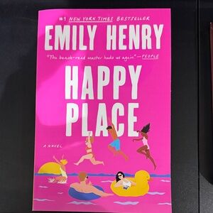 Happy Place by Emily Henry - Pink Cover